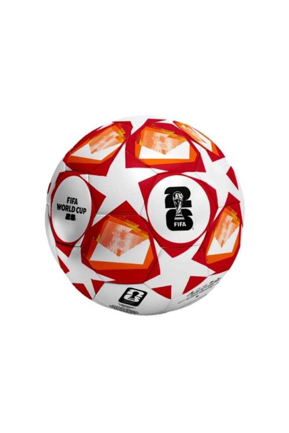 Official Football World Cup 2026 White with Red/Orange