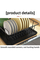 2 Layer Dish Rack Drain Rack Kitchen Dish Rack Household Dish Rack Countertop Drying Rack