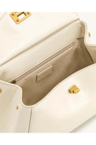 Lucia Classic Top Handbag - White