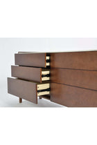 Bedroom Makeup Vanity - Dresser For Hairstyle Walnut 150*40*75cm