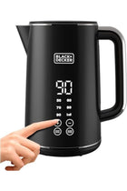 BLACK+DECKER Digital Kettle, 2200W, 1.7L, Touch Screen, Double Wall Design, 6 Preset Temps, 30-Min K