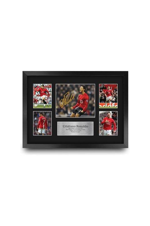 Marketplace A3 Cristiano Ronaldo Gifts Printed Signed Autograph Picture For Football Fans And Supporters - A3 Framed