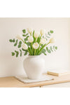 New In Terracota Bouquet Vase Antique White 28X28X30.5Cm