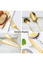 24 Pcs Silverware Flatware Set With Stand,Stainless Steel Cutlery Set,Mirror Polished Utensils set for 6 person