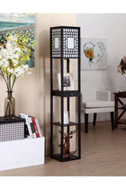 Nordic Modern Bedroom linen cover Standing Floor vertical lamp With 9W bulb