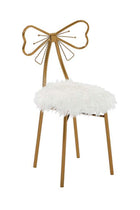 Makeup Chair Gold 43x80x40cm
