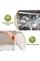 E-far Cooking Utensils Set, 10-Piece Stainless Steel Kitchen Utensils with Holder, Metal Heat Resistant