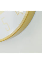 New In Elegance Wall Clock 30X30X4.5Cm Copper