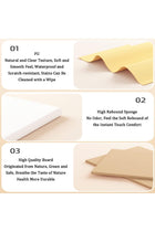 PHLEPS 3D Anti-Collision Wall Padding For Kids, 3cm Thick DIY Self-Adhesive Soft Bag Wall Panels, PU Waterproof Wall Stickers, Easy To Install (Color : Grey, Size : 20x50cm)