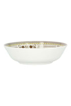 Serving Bowl White/Brown 8.5inch
