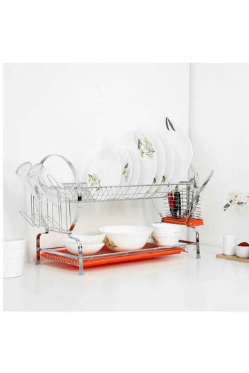 Wall Mount dish rack 2 Layer Dish Drainer rack DC2398