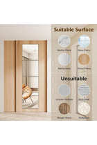 4-Pack Self-Adhesive HD Wall Mirrors, Acrylic Mirrors, Frameless Wall Mounted Mirror for Home Office Bedroom Living Room Bathroom Door Gym (30x30cm)
