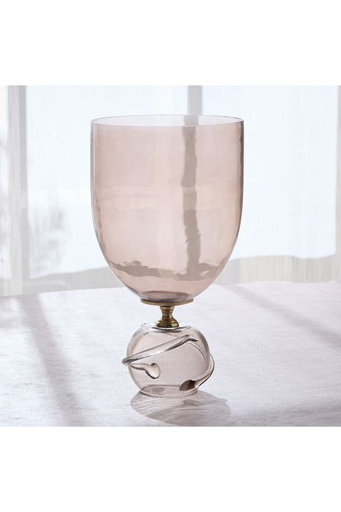 Dora Serpentine Glass Vase - 40 cm