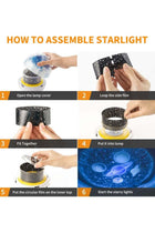 Gifts for 3-8 Year Old Boys Star Night Light Kids Lights Projector Girls Toys Constellation Rotating Baby Home Decoration Birthday 5 Sets of Film