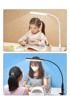 LED Floor Lamp, 2-in-1 Dual Use Eye Protection Touch Standing Lamp Table Lamp, 3 Color & Stepless Dimming LED Floor Lamp with Clip