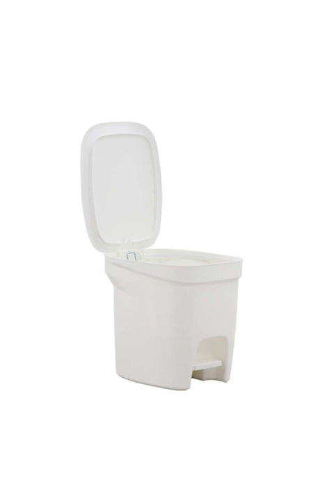 Compact Trash Can 7L White