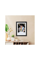 Lionel Messi Poster Argentina World Cup 2022 Moment Laminated Poster Framed Painting With Matt Finish Black Frame (12 Inches X 9 Inches)