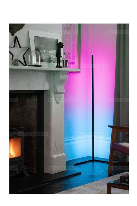 RGB Color Changing Corner Lamp, Smart LED Floor Lamp Controlled by APP&Remote with Reactive Music Mode
