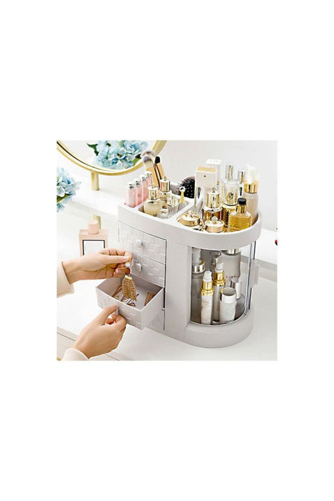 4 Tiers Acrylic Multifunctional Storage Rack White