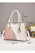 Women PU Large‑Capacity Multi‑Pocket Shoulder Bag Crossbody Bag Satchel Bag Tote Handbag