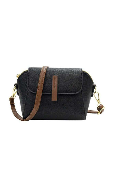 Women's PU Leather Shoulder Bag, Waterproof Crossbody Bag, Korean Style Small Satchel Bag