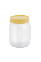 Round Jar 1000ml Yellow/Clear