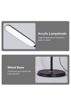 Floor Lamp Convertible Table Desk Light, Stepless Dimming & Color Adjustable, Black
