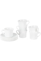 DC3403 Opalware Cup and Saucer Set 12-Pieces