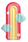 Rainbow Cloud Float Multi color PVC Adult Pool Float 175m x 117m x 20cm
