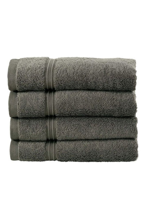 Bliss Casa 4-Piece Hand Towels, 100% Combed Cotton 550 GSM Superior Quality, Quick Dry Highly Absorbent Thick Soft Hotel Towles for Bath And Spa Bathroom Hand Towel Set Grey 40x70cm Grey 40x70cm