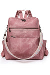 WYFJNX Backpack Purse for Women Leather Handbag Ladies Fashion Shoulder Bag Designer Convertible Travel Backpack