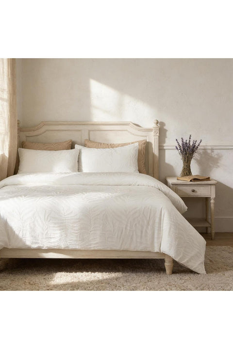 100% Cotton Duvet Cover - Luxury Hotel Collection Cooling Comforter, Soft & Cozy, Breathable Bedding Set for All Season, 3 Pieces, 1 Duvet Cover and 2 Pillow Shams