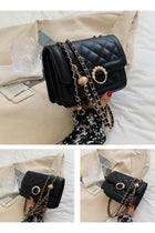 New Fashion Pearl Chain Women's Multifunctional Shoulder Bag, Women Shoulder Bag Satchel Female Handbag for Party Birthday Work