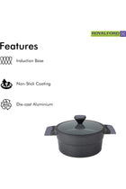 Die-Cast Aluminum Casserole Black 28 Cm RF8599