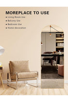 Full Body Mirror Full Length Mirror (160* 50CM), Hanging Vertical Or Inclined Floor Mirror (With Bracket), Bedroom Mirror, Wall Mounted Mirror, Vanity Mirror (Golden, 160 * 50CM)