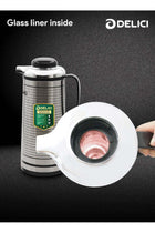 Glass Liner Vacuum Flask (DGFK 1300), 1.3 Liters, Vacuum Insulation, Stainless Steel Body