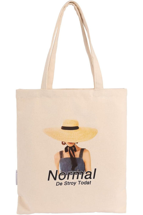 Sturdy Canvas Tote Bags Reusable Thickened Canvas Totebags Grocery Shopping Cotton