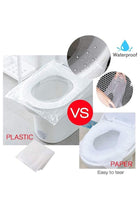 Disposable, Waterproof & Non Flushable Toilet Seat Covers (Pack of 50)