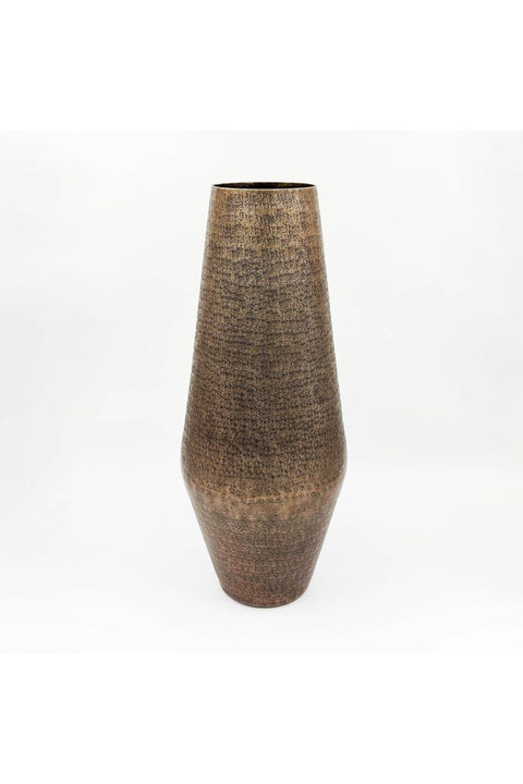 New In Suhour Vase Lrg Antique Gold 17X17X42Cm