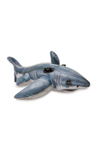 Inflatable Pool Float - Great White Shark Ride-On, 68" X 42"