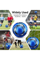 Soccer Ball - Size 5 Traditional Soccer Ball, Official Match Weight, Youth and Adult Soccer Player