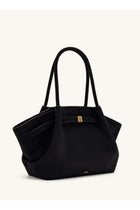 PEI Hana Medium Faux Suede Tote Black