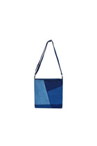 Three Shade Denim and Canvas Tote Bag for Women, Patchwork Large Shoulder Handbag, Stylish Casual