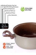 8-Piece Non-Stick Cookware Set Aluminum Pots And Pans Bakelite Handle Stainless Steel Lids PFOA Free