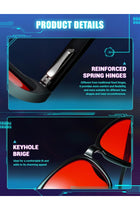Blue Light Blocking Glasses Photochromic Lens Sunglasses Anti Eyestrain and UVA/UVB for Women and Men