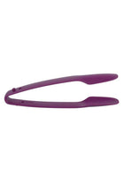 3-Piece Plastic Tongs Grey/Purple