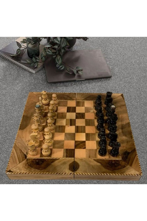 Schondor - Decorative Chess-Backgammon - Luxury Set - Model BA-CH-S3