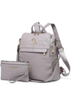 MKP Fashion Women Backpack Purse PU Leather Convertible Medium Travel Shoulder Bags Handbag Purse 2 Pack
