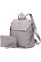 MKP Fashion Women Backpack Purse PU Leather Convertible Medium Travel Shoulder Bags Handbag Purse 2 Pack