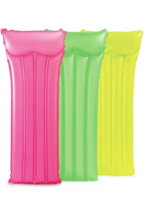 59717 Inflatable Neon Mattress (Colors may vary)